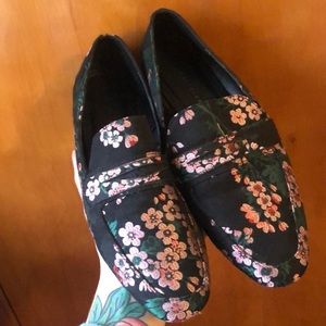 Zara Cherry Blossom Loafers
